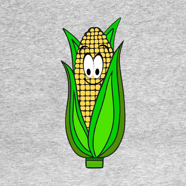 FUNNY Food Corn On The Cob by SartorisArt1